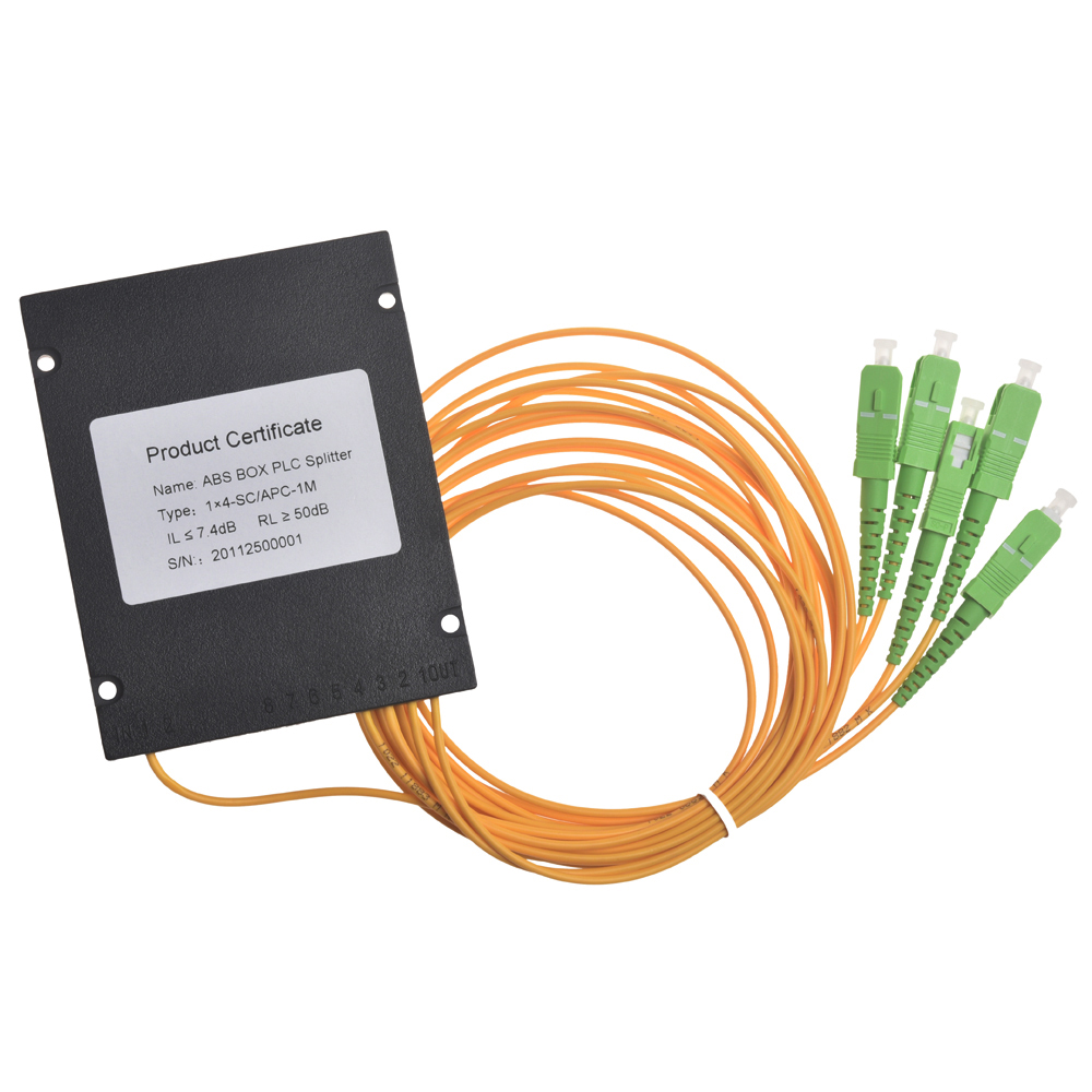 Splitter GSG-1X4-SC APC Fiber Optic PLC