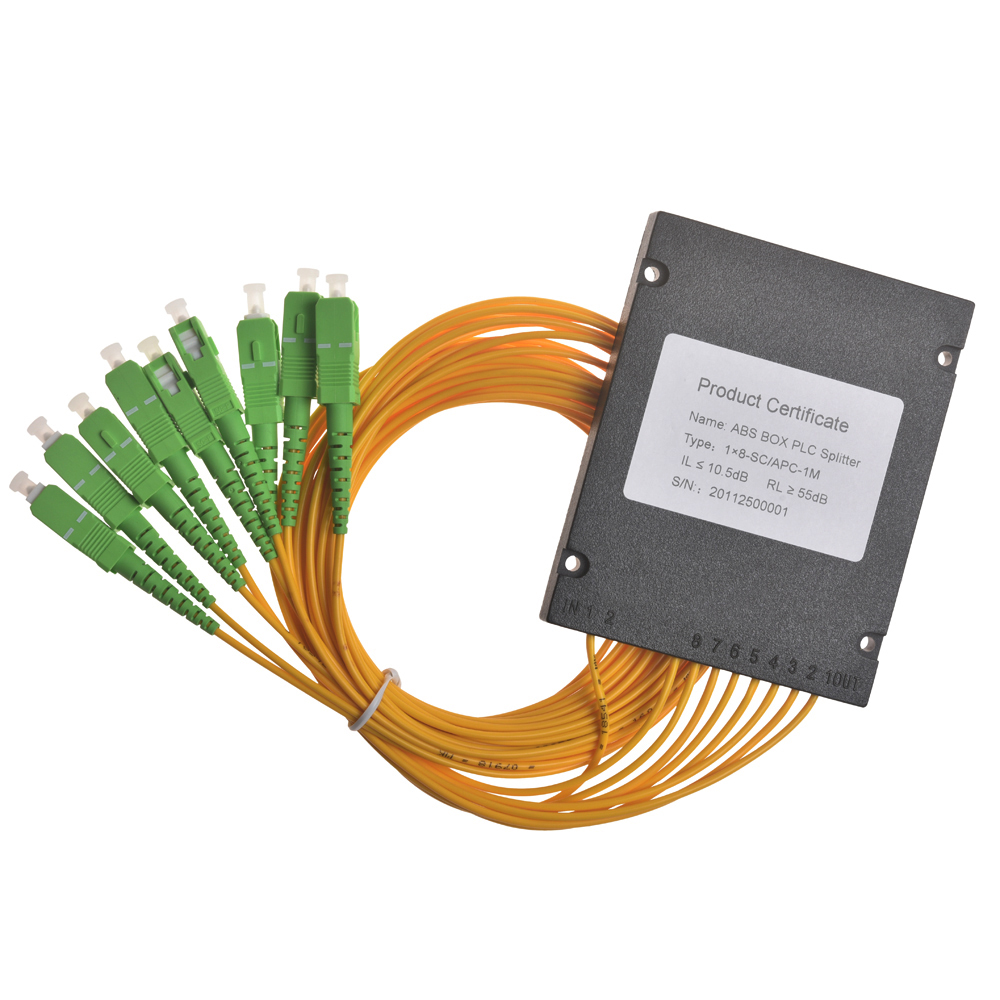 Splitter GSG-1X8-SC APC Fiber Optic PLC